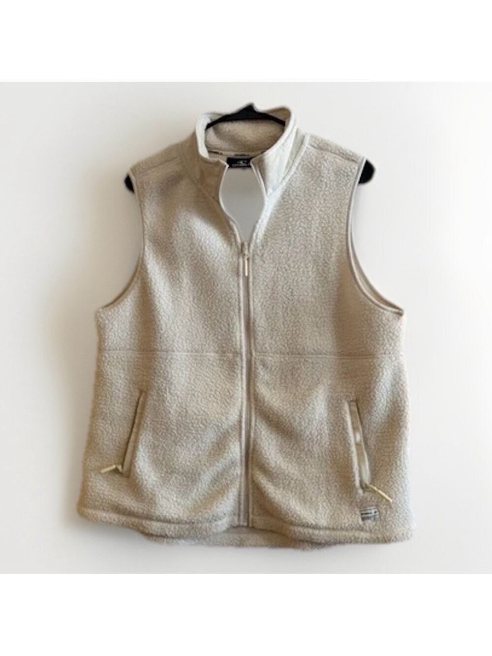 O’Neill Cream/White Sherpa Fleece Vest – XL – NWOT